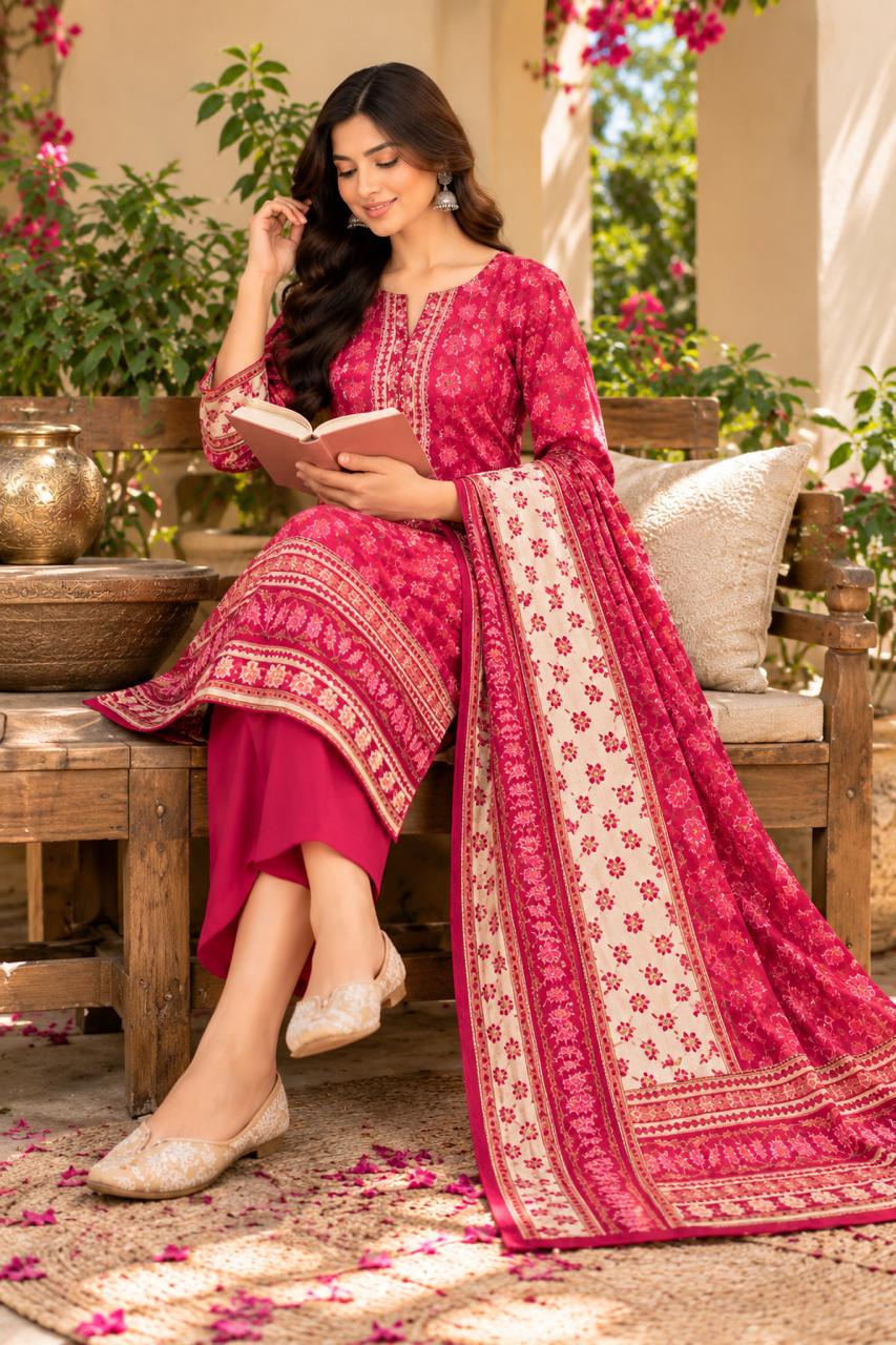 Shreevya : Gulnaar Floral Anarkali Suit Set