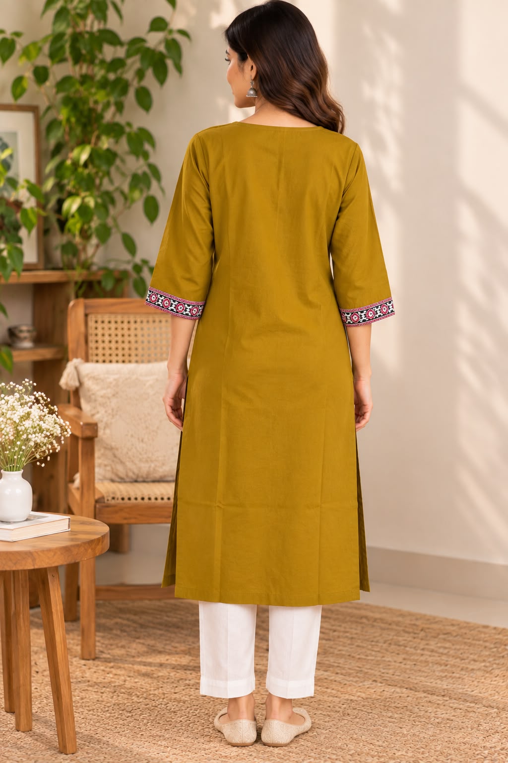SHREEVYA LONG COTTON KURTI