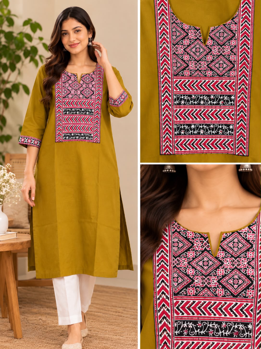 SHREEVYA LONG COTTON KURTI