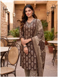 SHREEVYA Vasudha Heritage Printed Suit Set - Full View